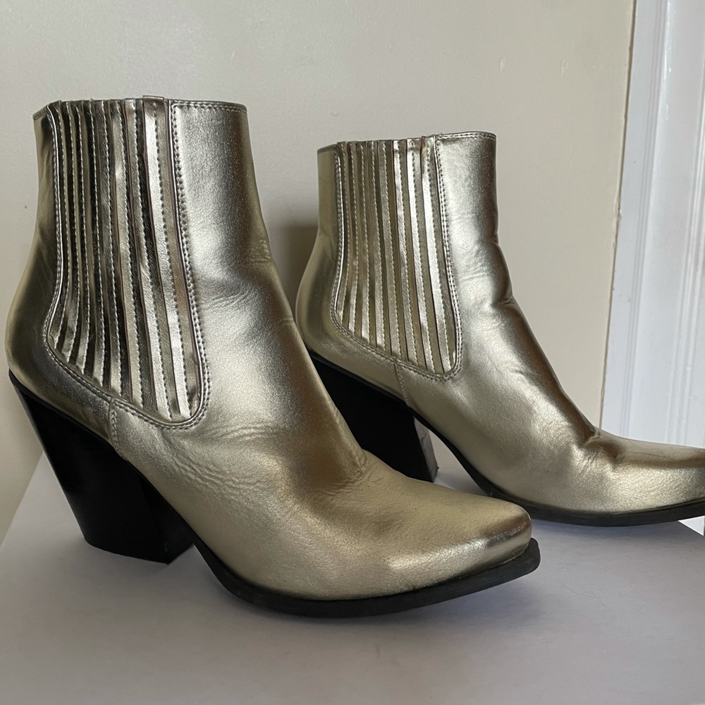 Light Golden WESTERN BOOTIES